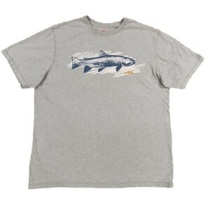 3/$20 Northwest Territory Gray Fishing T-shirt